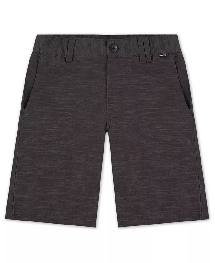 

Тканые шорты Phantom Slub для больших мальчиков Hurley, черный