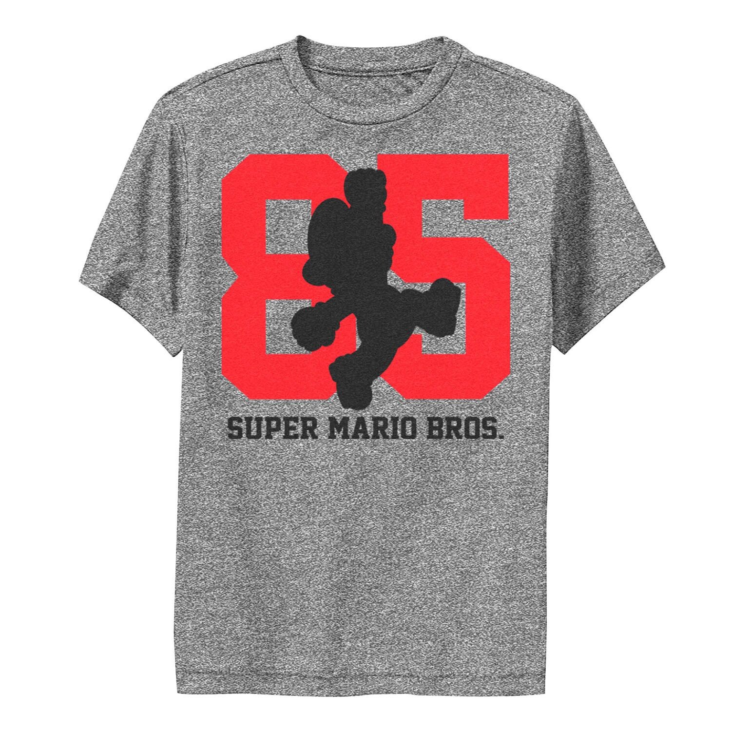 

Футболка с изображением силуэта Марио Nintendo Super Mario 85 для мальчиков 8–20 лет Licensed Character