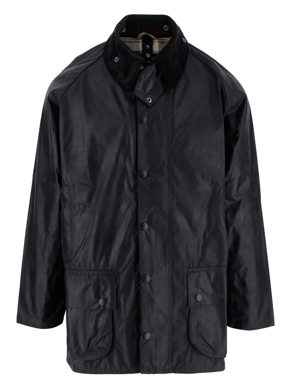 

Пальто с вельветовым воротником Barbour, синий