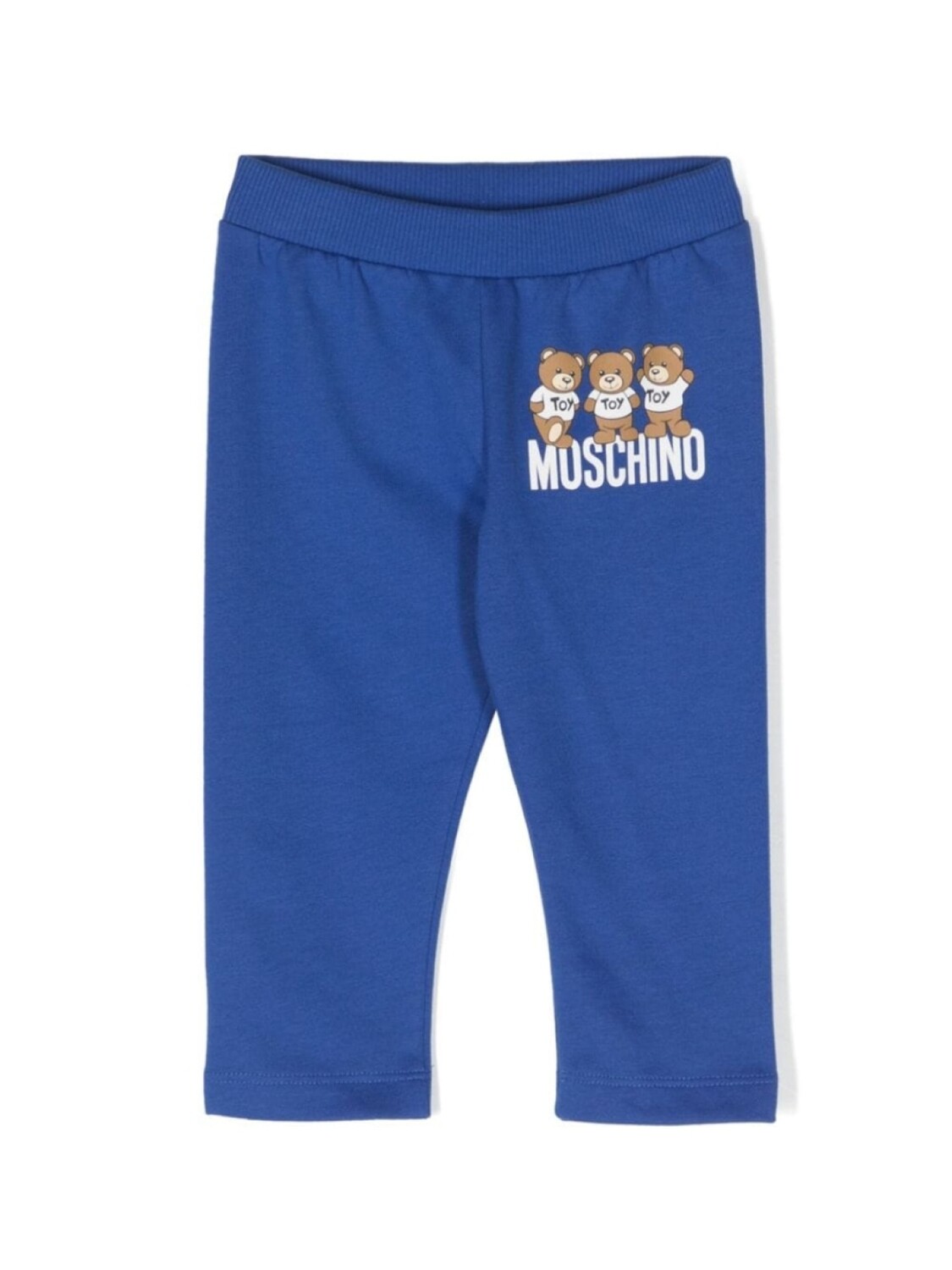 

Moschino Kids легинсы с логотипом, синий