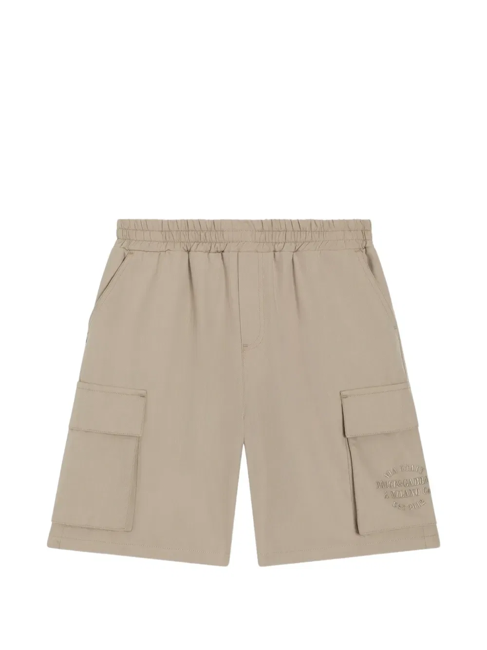 Бермудские шорты из габардина Dolce & Gabbana Kids, нейтральный