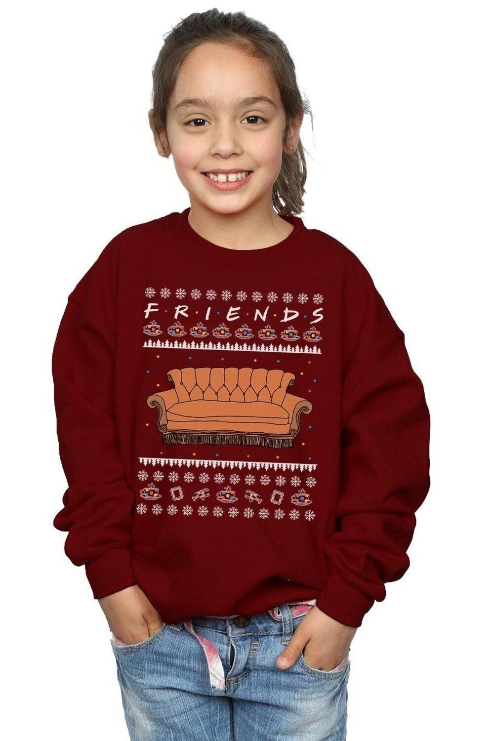 

Толстовка Fair Isle Couch Friends, красный