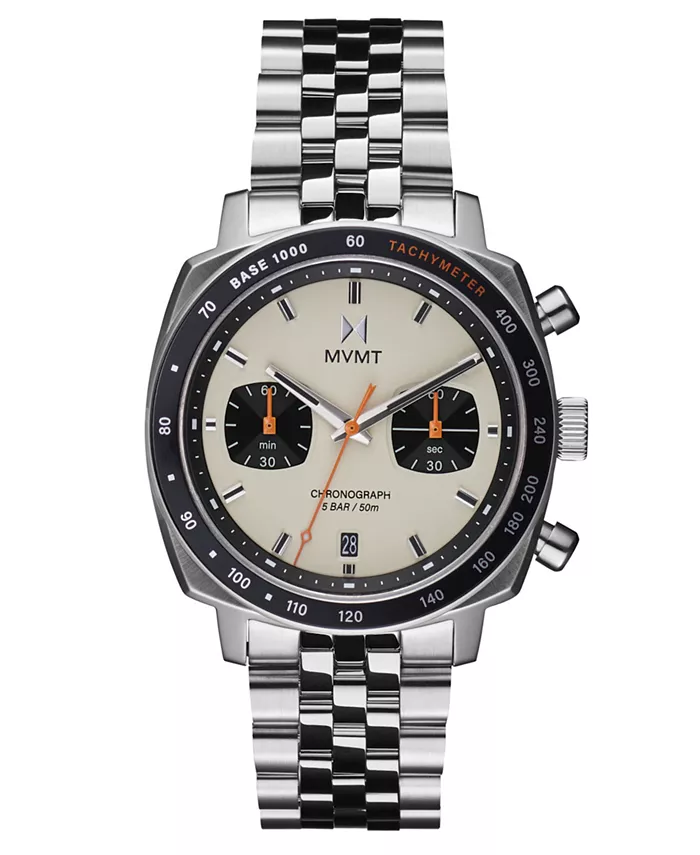 

Мужские часы Mulholland Racer со стальным браслетом серебристого оттенка, 42 мм MVMT