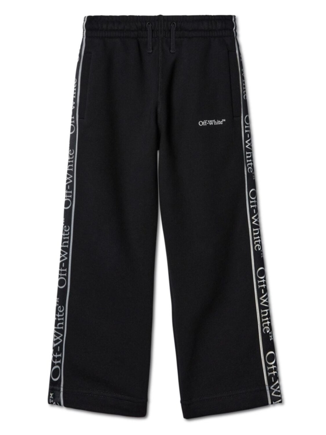 

Off-White Kids спортивные брюки Bookish Logo Band, черный