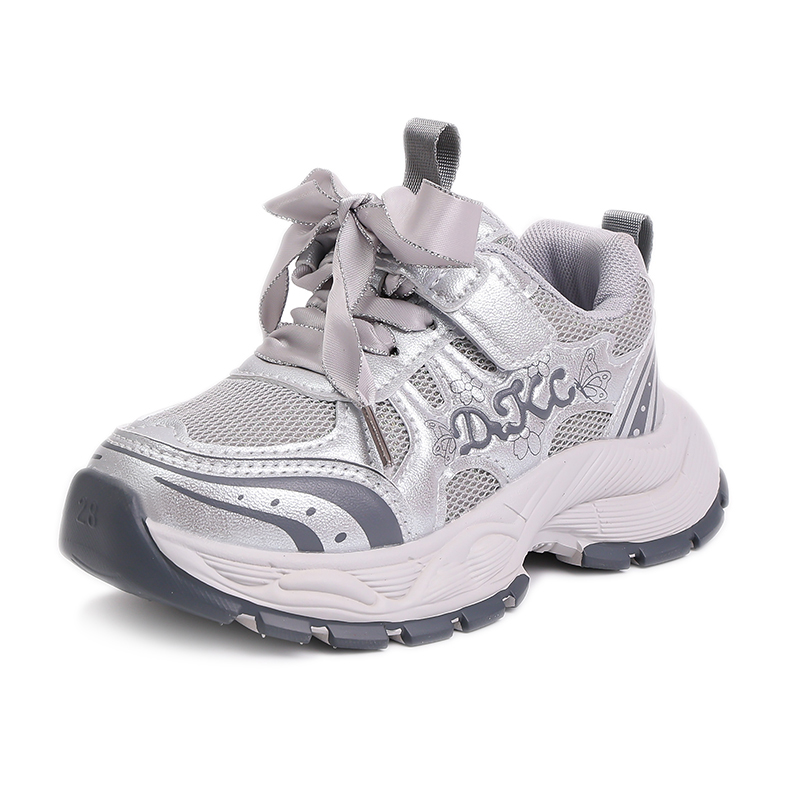 

Нескользящая повседневная обувь для детей Wooden Rabbit, серебряный