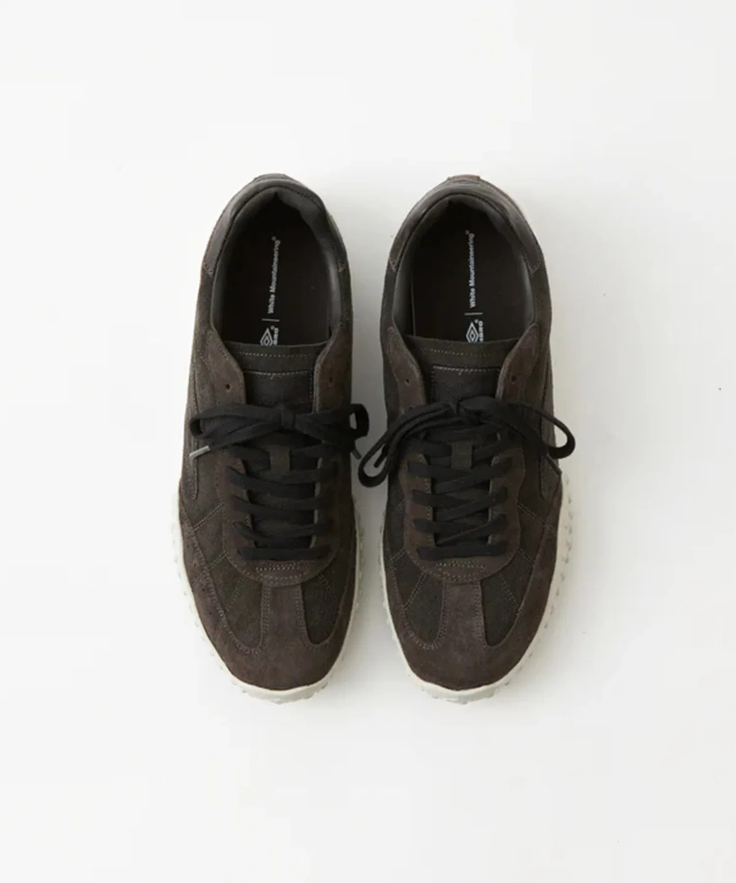 Мужские кожаные кроссовки White Mountaineering x Umbro First Jogger чёрные — фото 3