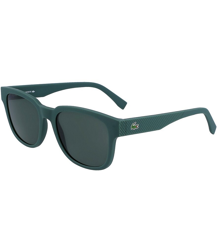 

Lacoste Мужские прямоугольные солнцезащитные очки L982S 53 мм, зеленый