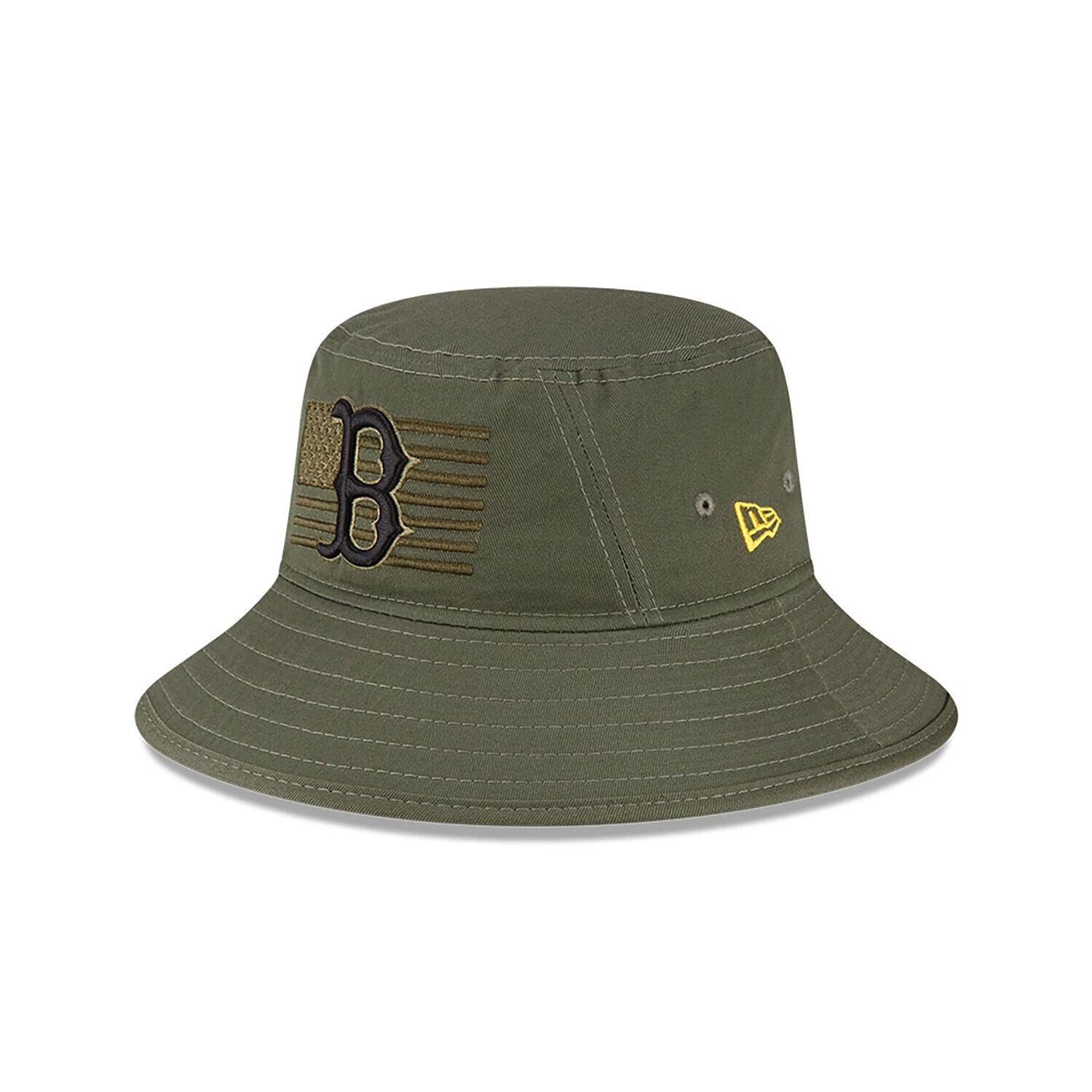 

Мужская панама New Era Green Boston Red Sox 2023 ко Дню вооруженных сил