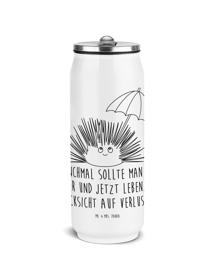 

Mr. & Mrs. Panda Бутылка для воды в форме морского ежа с надписью белого цвета