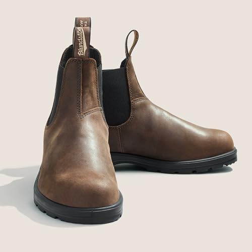 Унисекс классические кожаные челси Blundstone, коричневый — фото 4