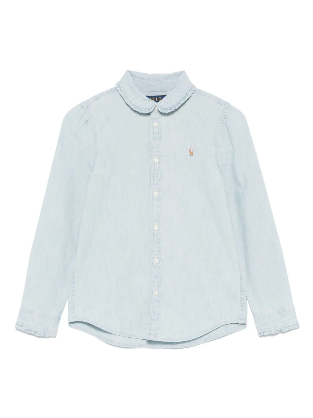 

Рубашка с вышивкой Polo Pony POLO RALPH LAUREN KIDS, синий