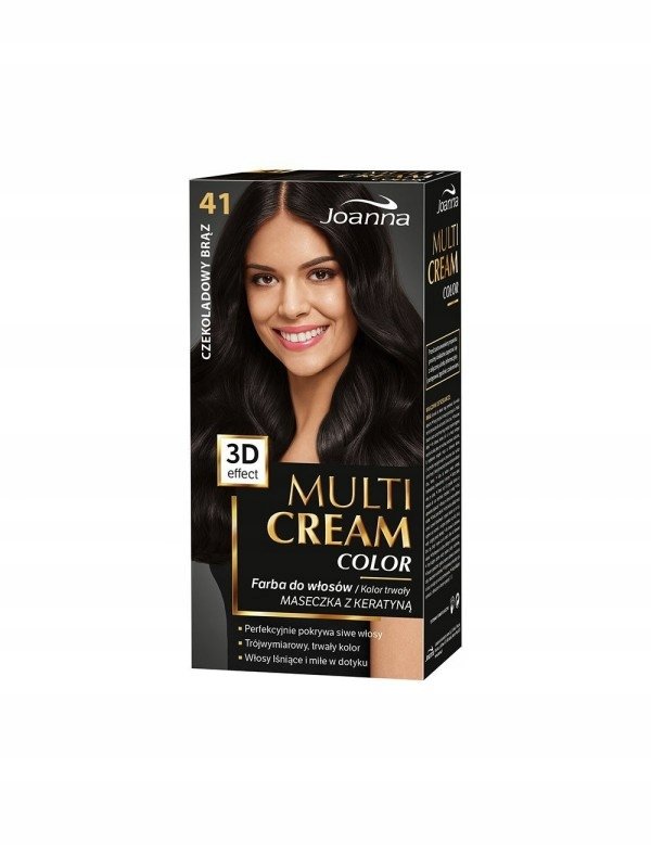 

Краска-крем Joanna Multi Cream, оттенок 41 Шоколадно-коричневый