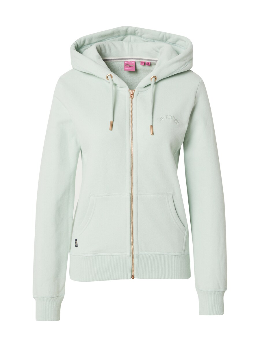 

Толстовка с капюшоном на молнии Superdry Essential, пастельный зеленый