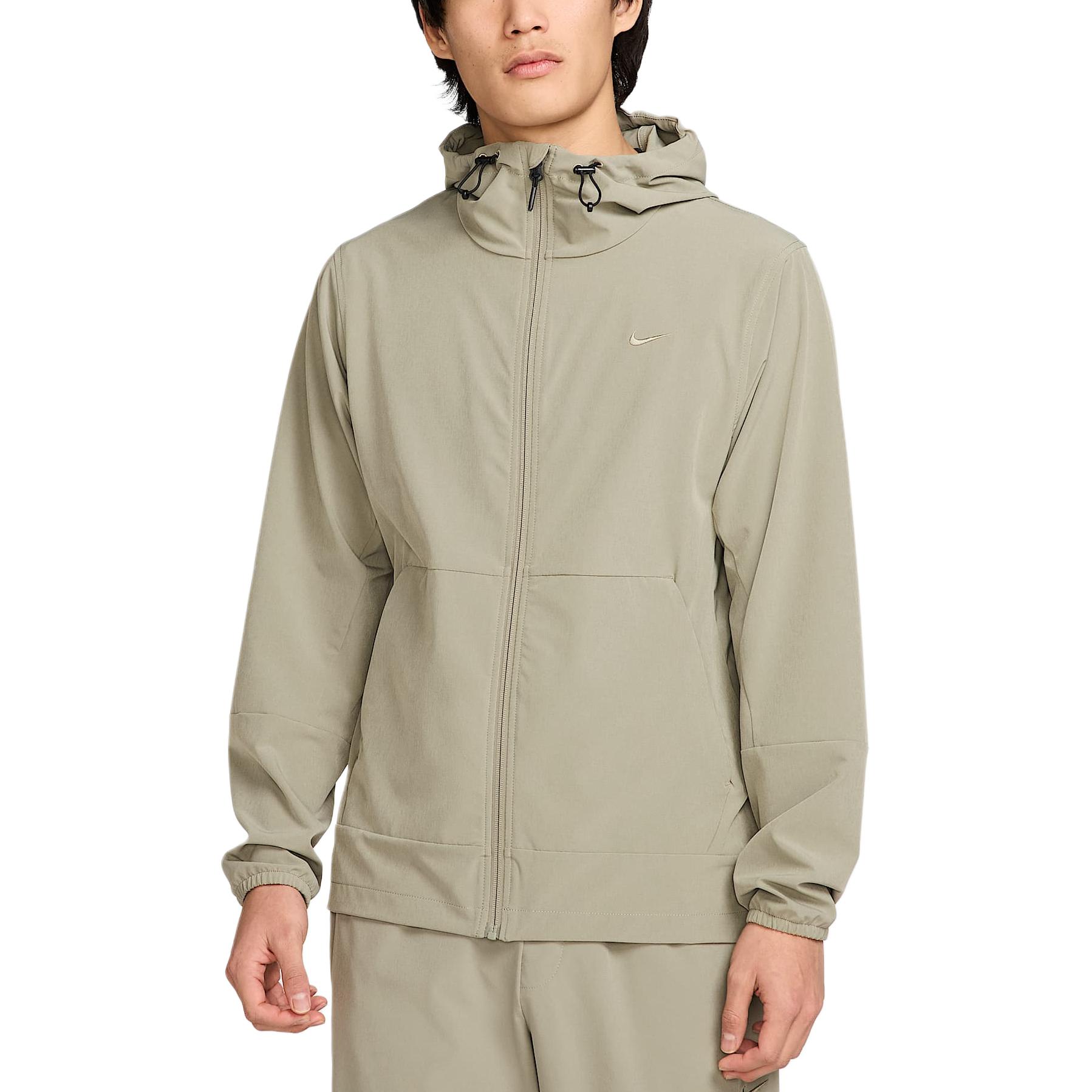 Nike Мужская универсальная куртка с капюшоном, Light Army Green/Black/Light Army Green — фото 3