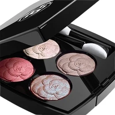 Тени для век Chanel Les Cattle Ombre 387 Utopia Brightening 4 цвета коричневые — фото 2