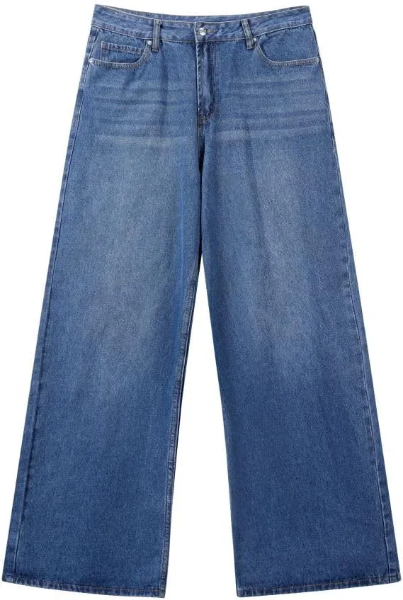 Джинсы свободные Men's Baggy Jeans, синие