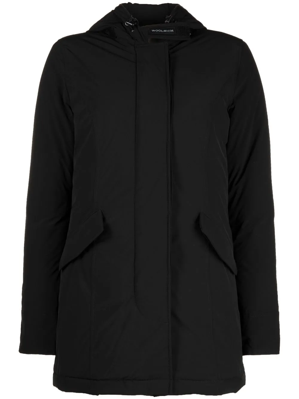 

Пуховик с капюшоном WOOLRICH, черный