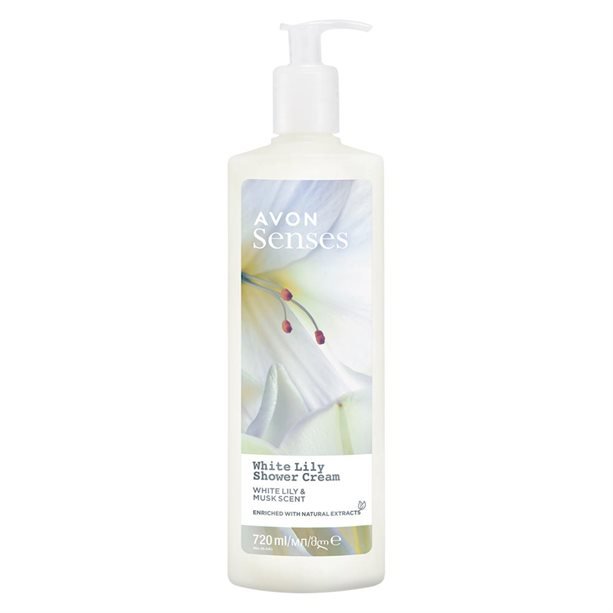 

Avon, Кремовый гель для душа, Белая лилия, Мускус белой лилии, 720 мл