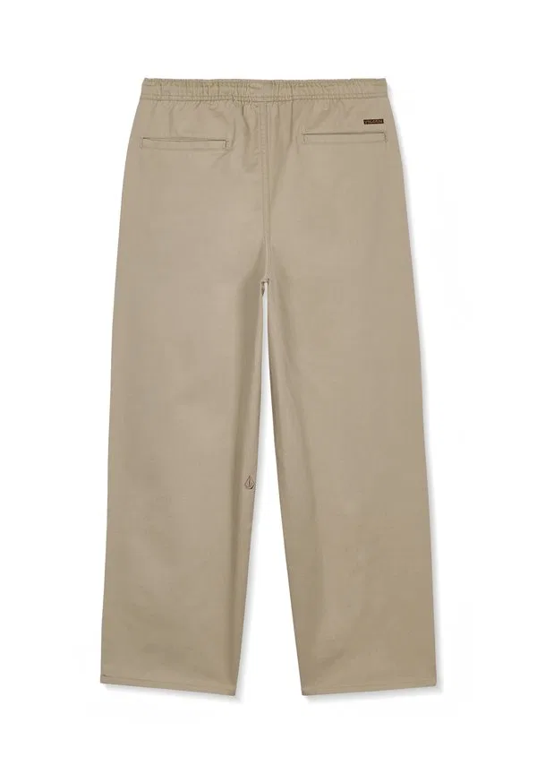Свободные брюки с эластичным поясом Volcom, Khaki — фото 2