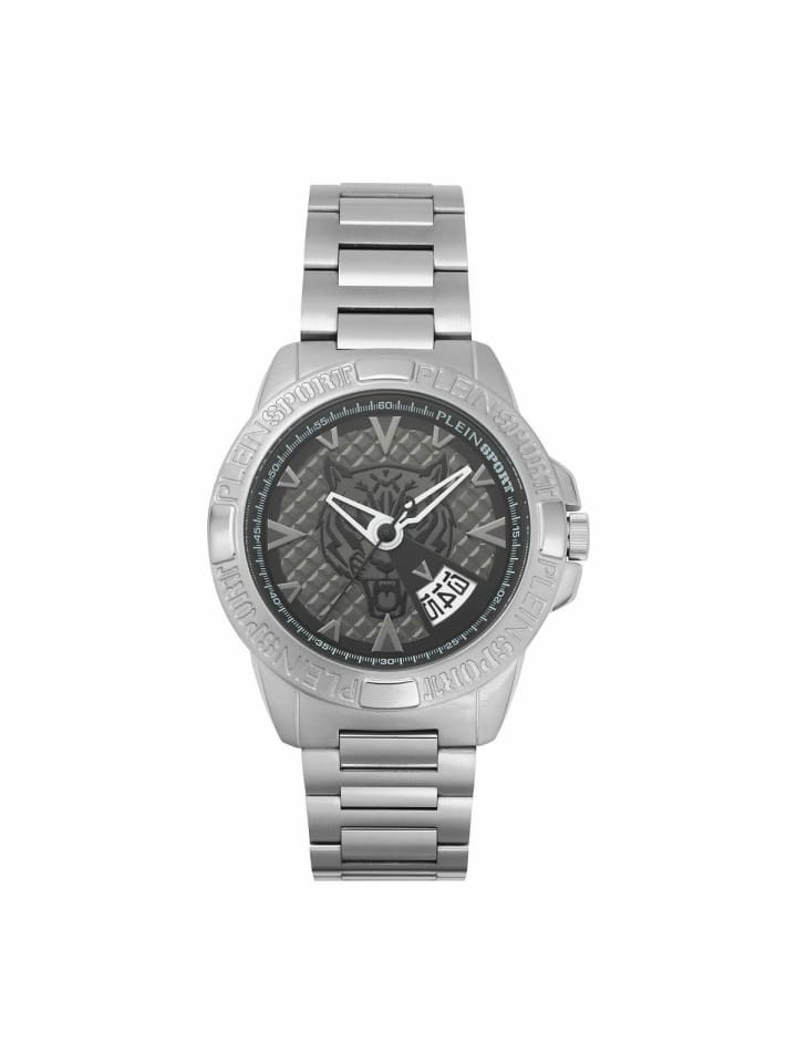 

Plein Sport Мужские аналоговые часы серебристого цвета