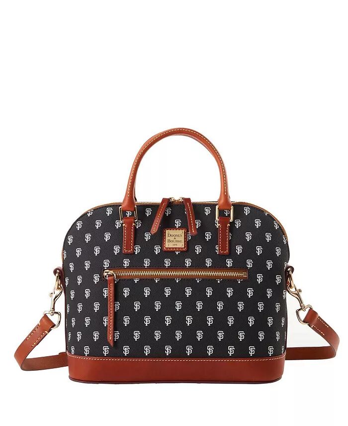 

Женская фирменная сумка-портфель San Francisco Giants с куполообразной молнией Dooney & Bourke