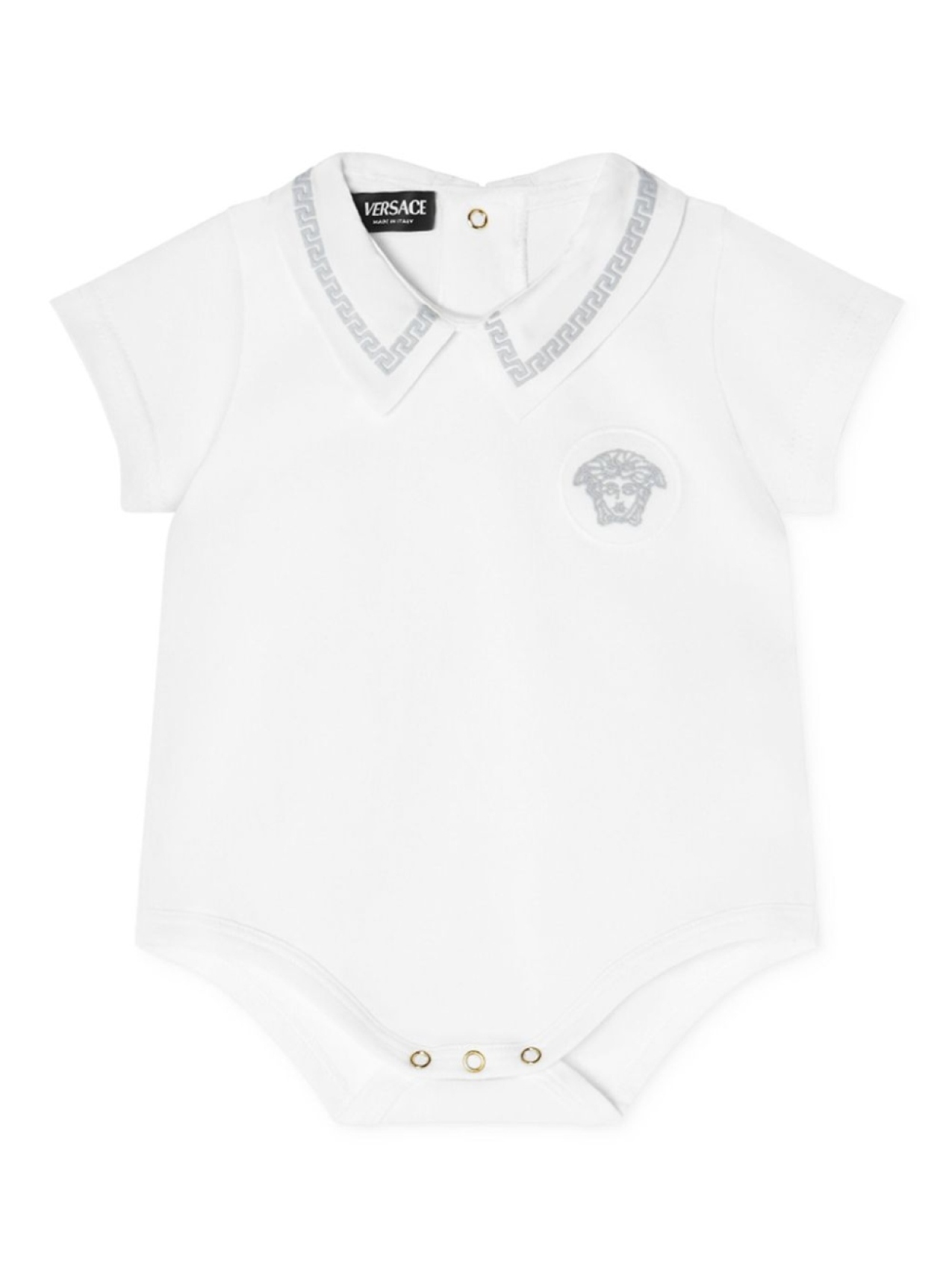 

Versace Kids боди с аппликацией Medusa, белый