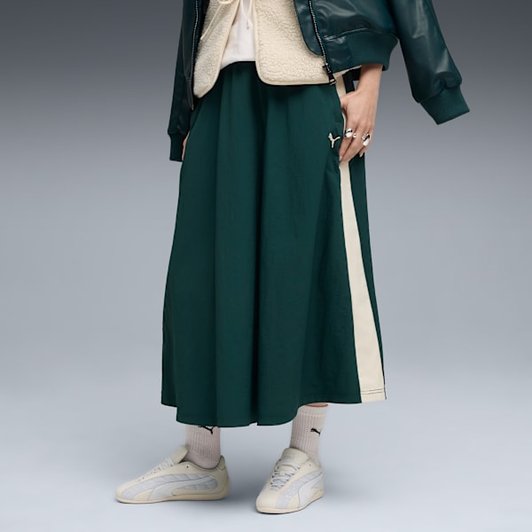 

Женская юбка миди T7 Puma, зеленый