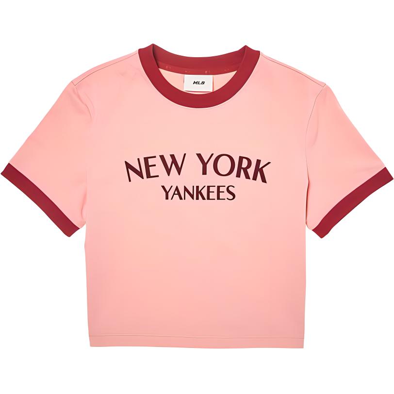 

MLB Женская футболка New York Yankees розового цвета