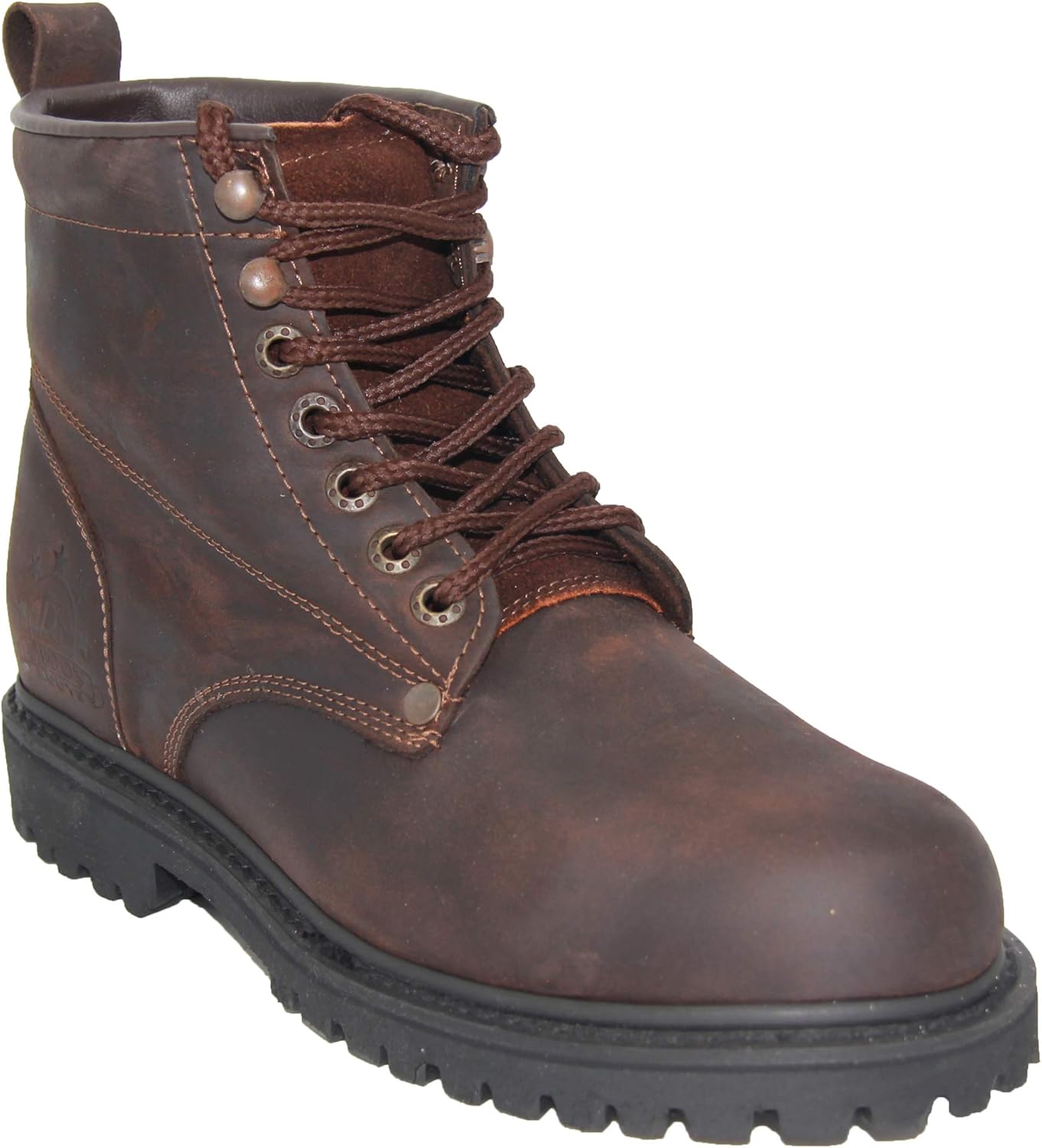 

Мужские ботинки Western Shops с кожаным верхом и стальным носком The Western Shops, Choco