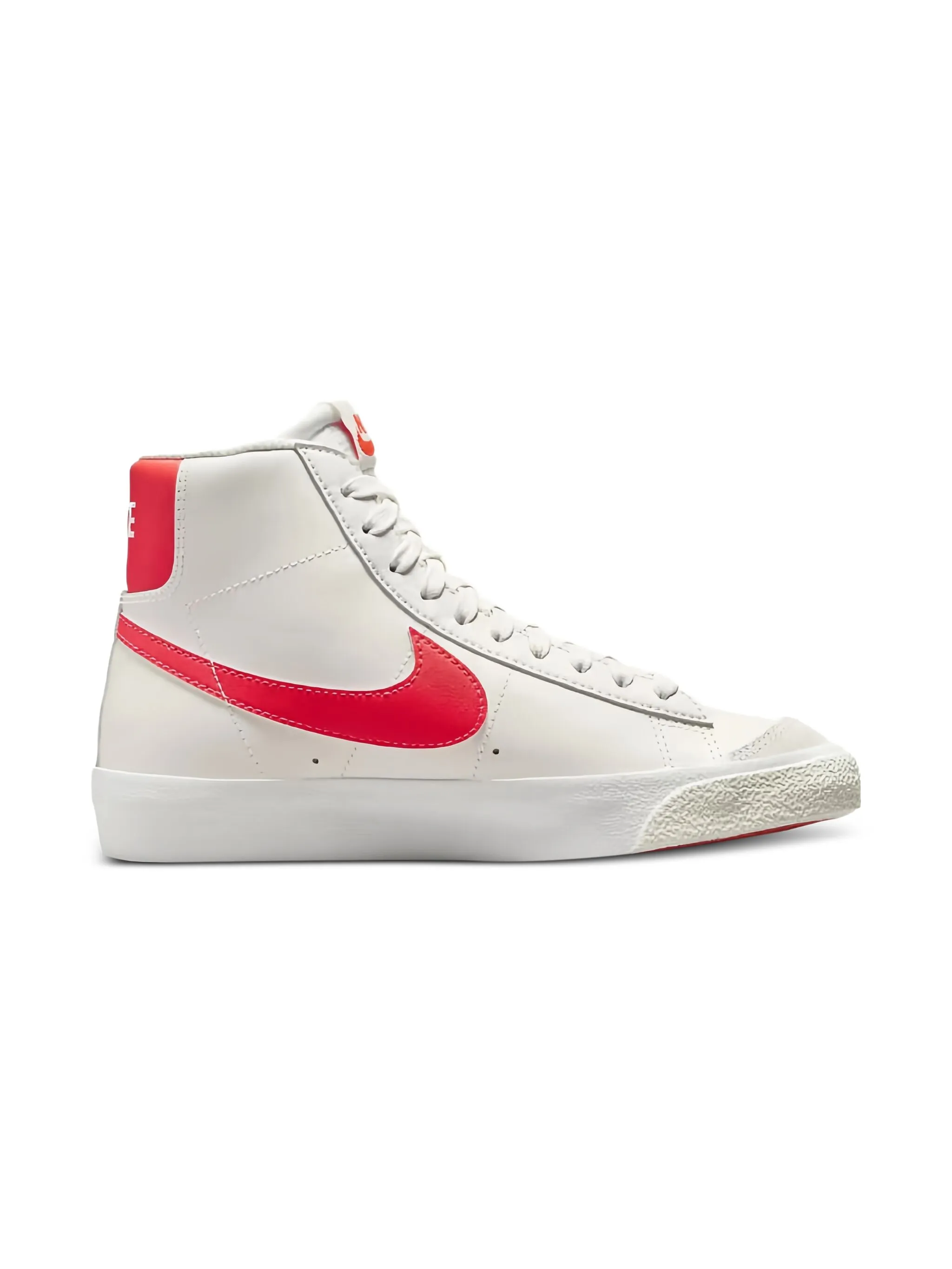 Кеды Blazer Mid 77 на шнуровке Nike Kids, белый — фото 2
