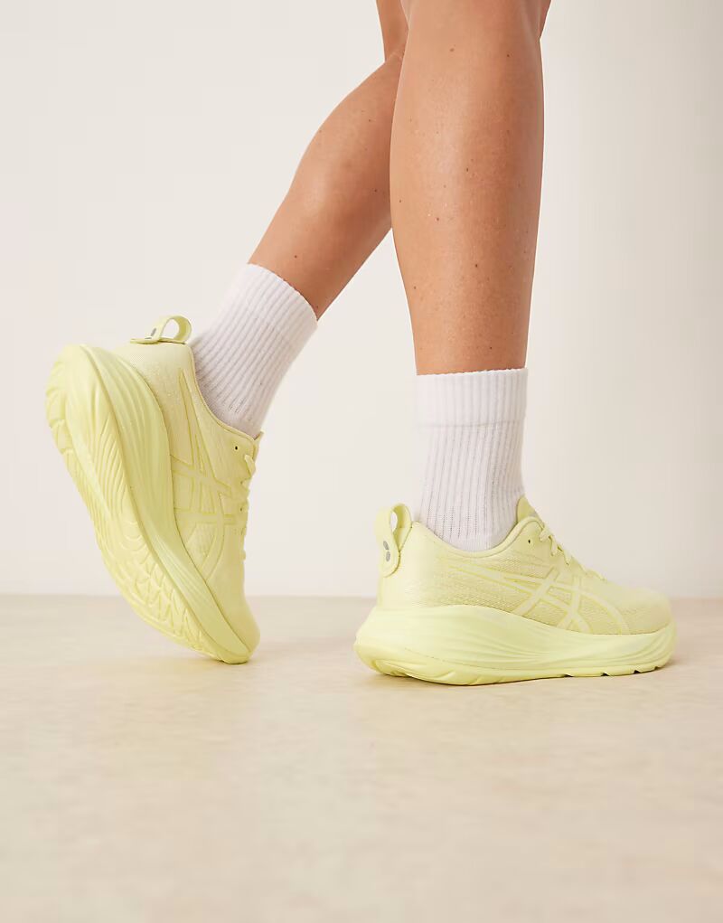 Кроссовки для бега Asics Gel-Cumulus 27 lite-Show в желтом цвете lite-show и huddle — фото 4