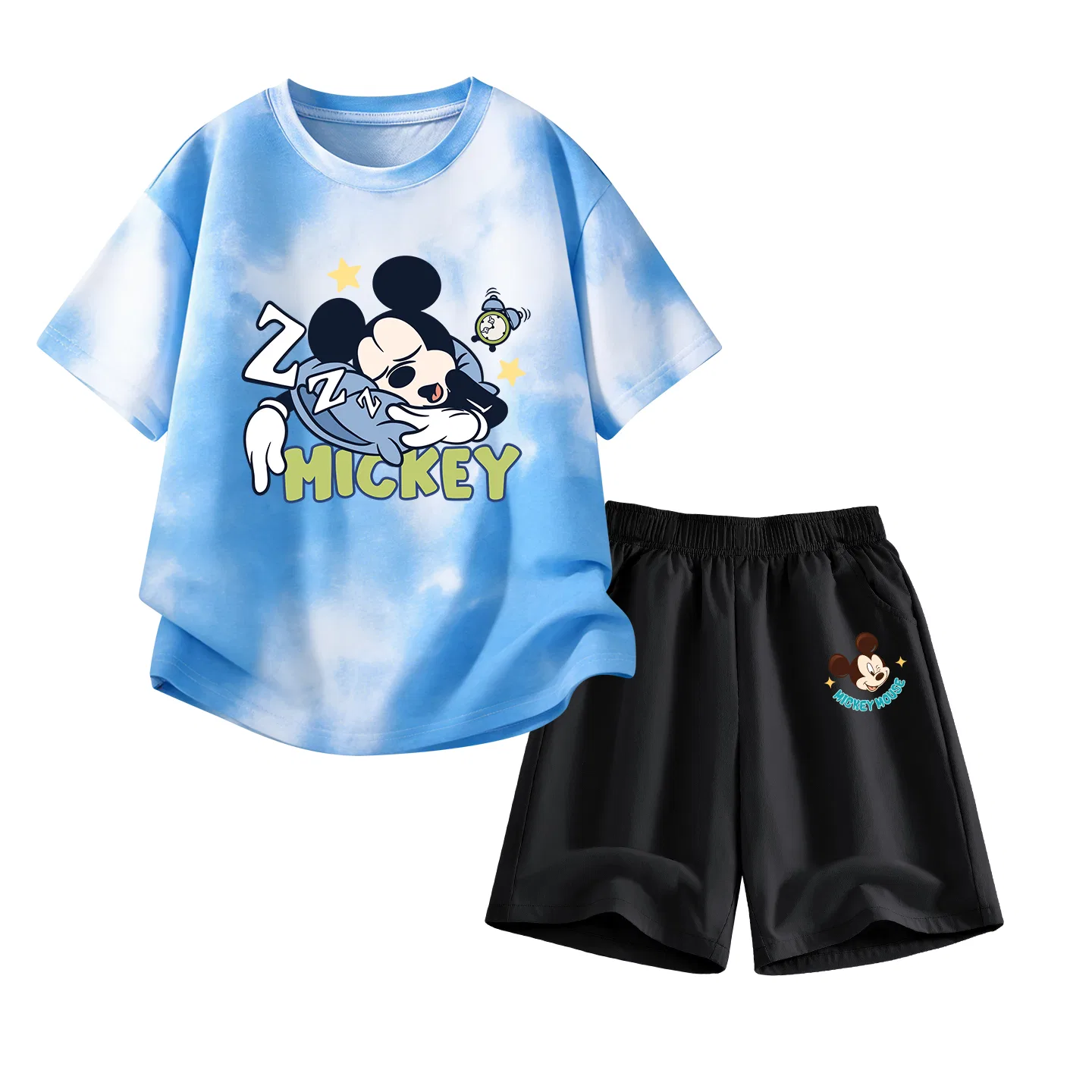 Детский спортивный костюм Casual Sportswear Disney, темно-синий с облачно-голубым