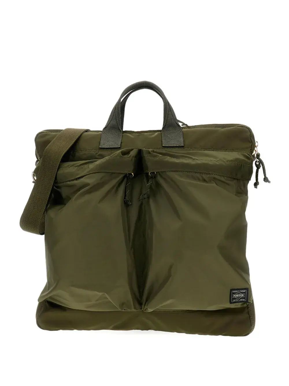 

Сумка-тоут с нашивкой-логотипом Porter-Yoshida & Co., зеленый