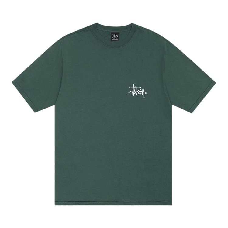 Футболка Stussy IST Venus Pigment Dyed 'Forest', зеленый — фото 2