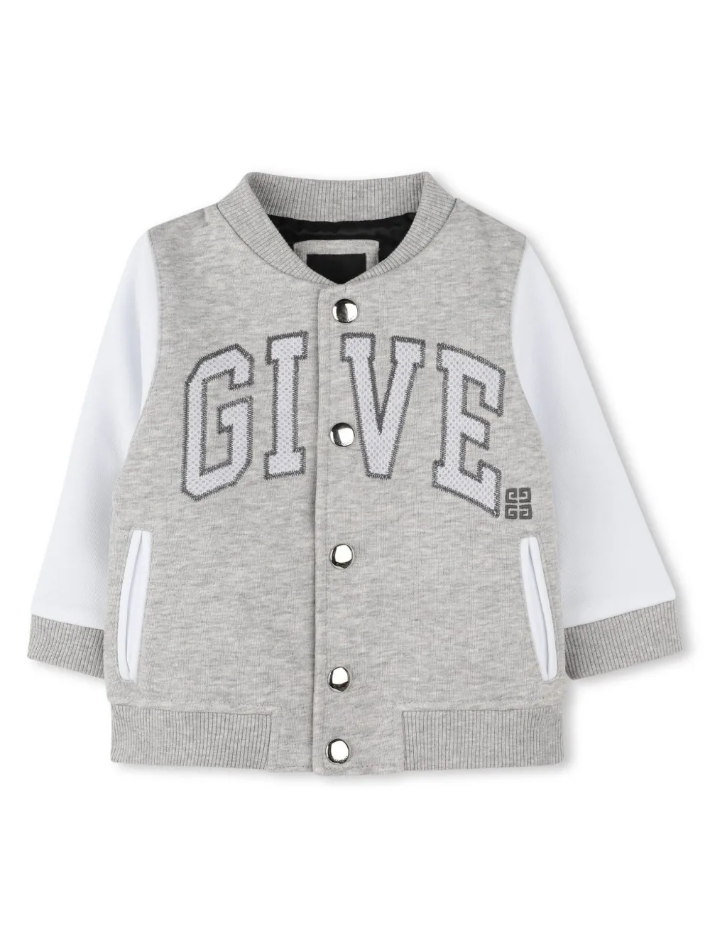 

Куртка с логотипом Givenchy Kids, серый