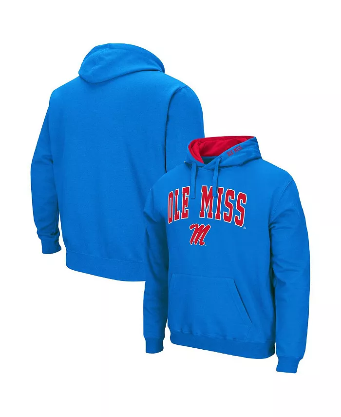 

Мужская толстовка с капюшоном Ole Miss Rebels Arch & Team Logo 3.0 Colosseum, синий