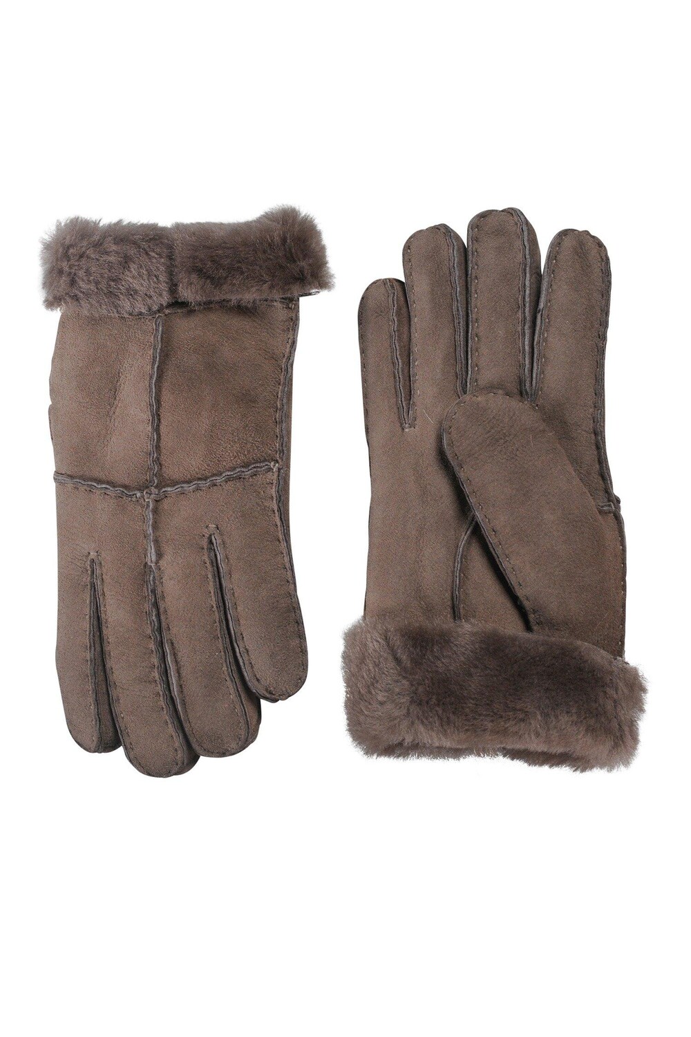 

Женские перчатки из мериносовой овчины Nordvek, серый