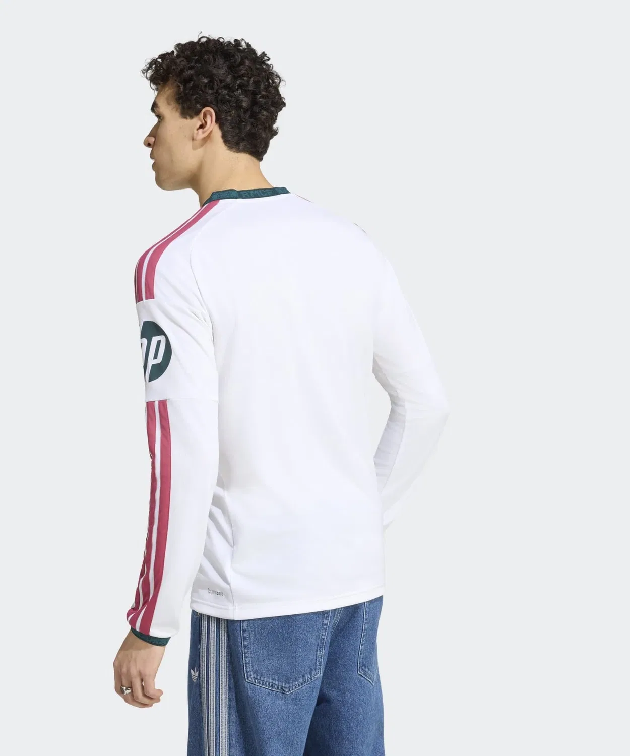 Мужская футболка с длинным рукавомReal Madrid 26/27 Home Adidas, White — фото 2
