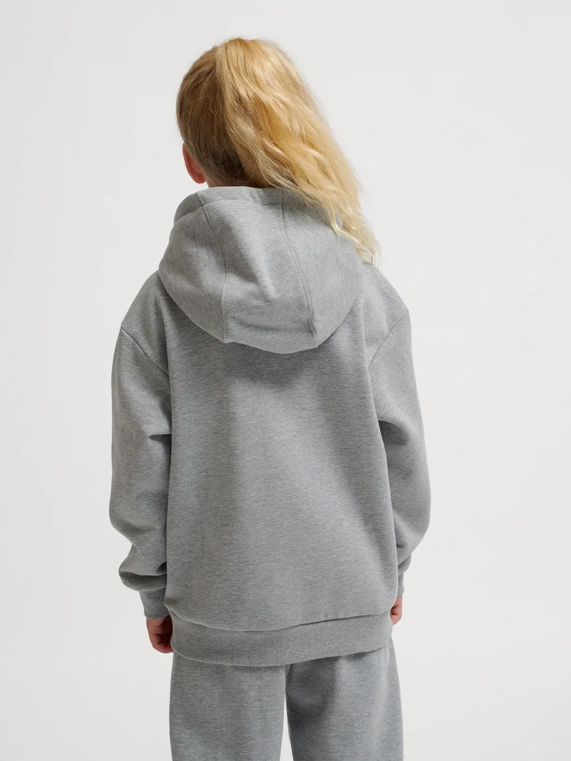Худи унисекс Hummel, Grey Melange — фото 4
