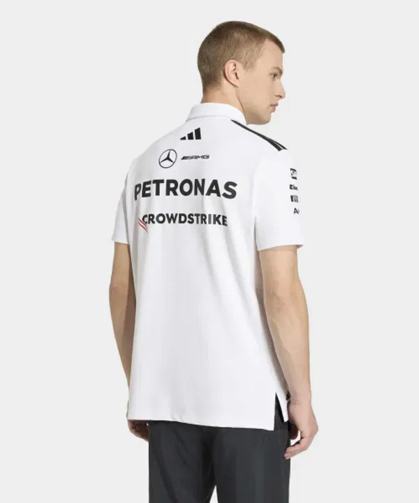 Поло Mercedes AMG F1 Team Engineer, белый — фото 2