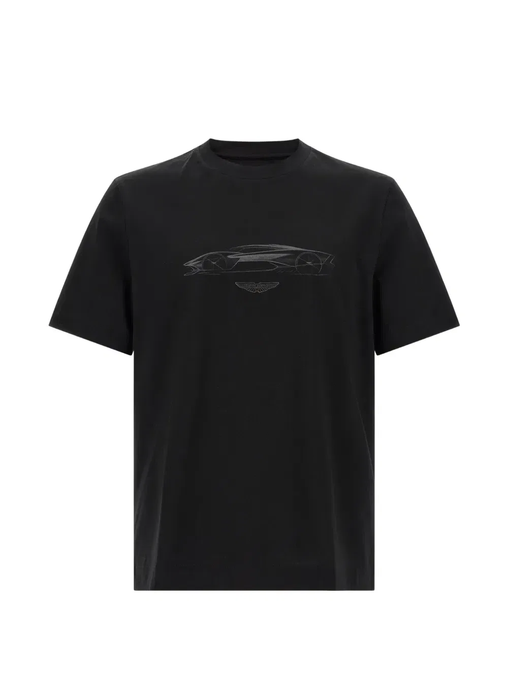 Футболка с графическим принтом BOSS X Aston Martin, черный