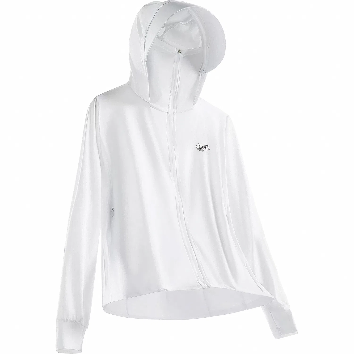Детская ветровка с капюшоном из солнцезащитной коллекции Jeep Ice Peak Sun Protection Collection, оранжевый — фото 3