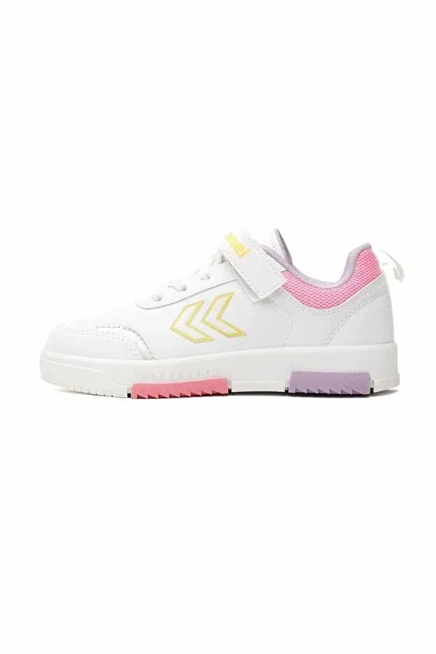 Детские туфли для девочек хлопковые Hummel, White/Pink