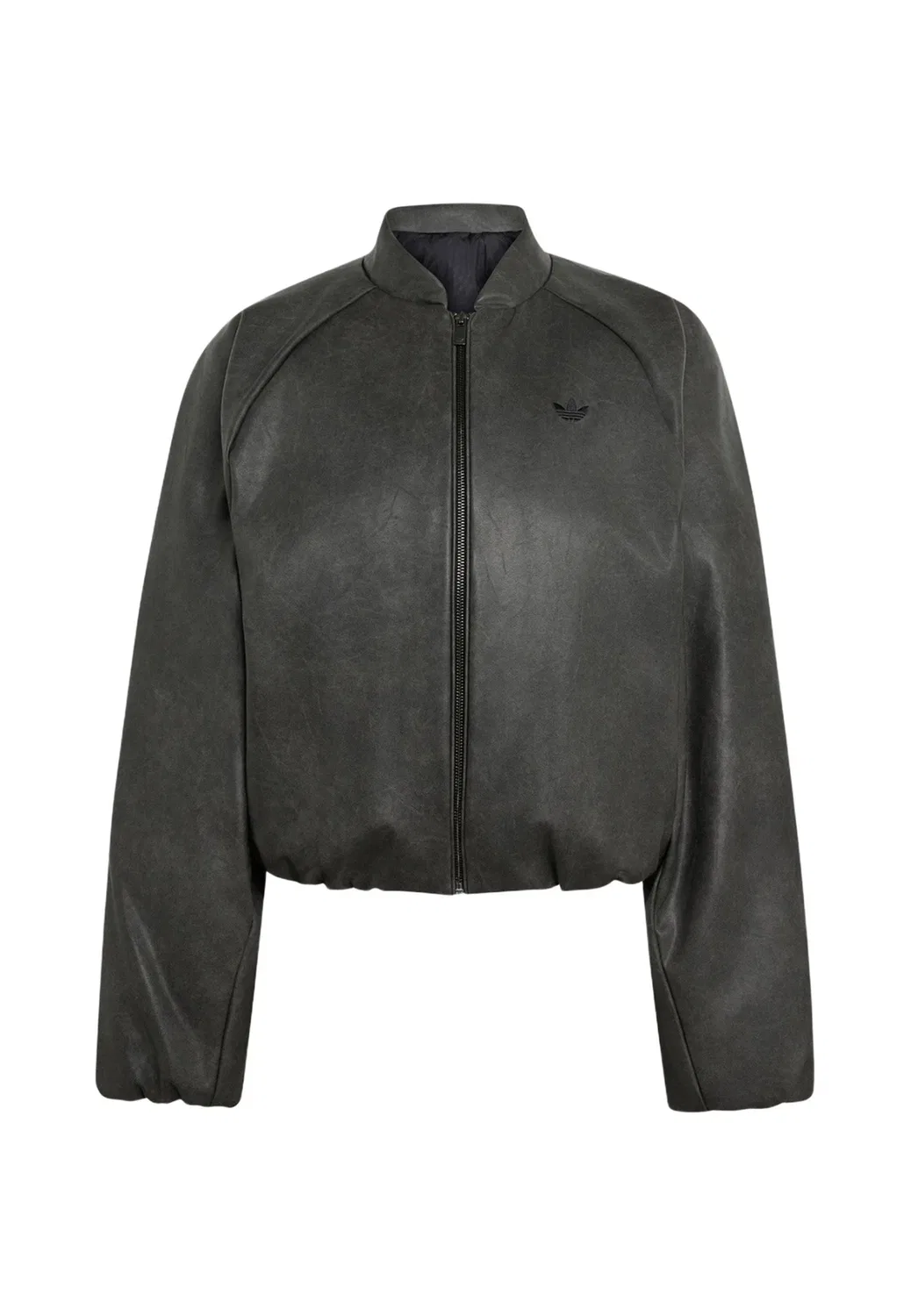 Куртка - куртка из искусственной кожи Adidas Originals, Black — фото 3