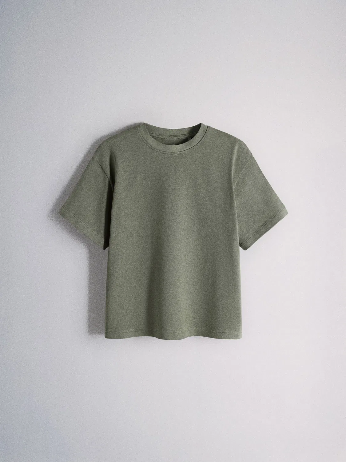 Комплект футболок 4 шт. Oversized Heavyweight Cotton Jersey The Set, зеленый/серый — фото 4