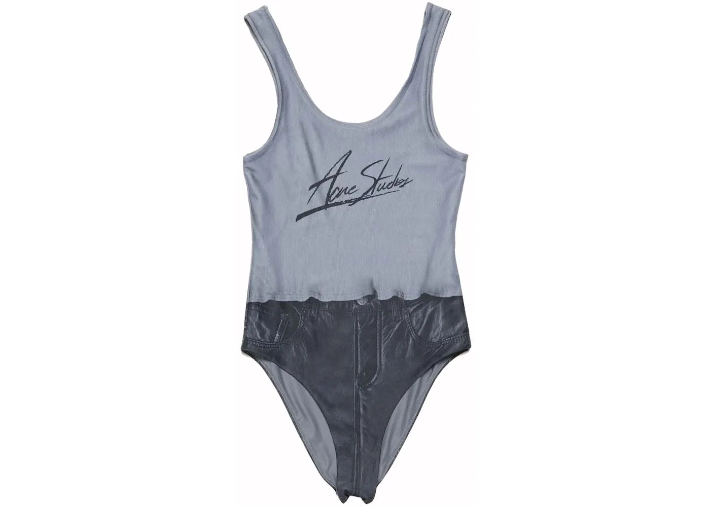 Женский купальник с принтом Swimsuit Acne Studios, Black Multicolor