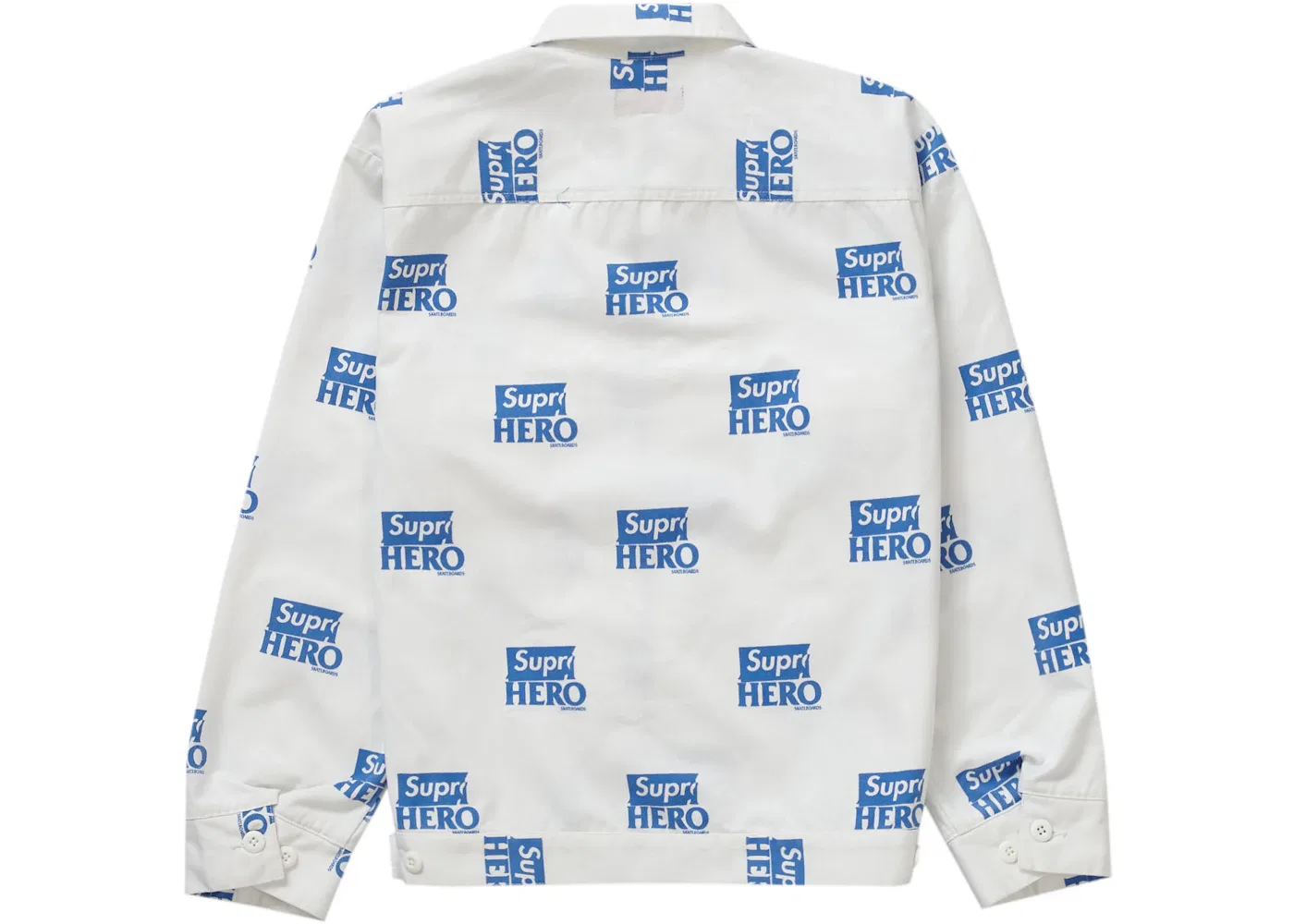 Мужская куртка с принтом Antihero Supreme, White — фото 2