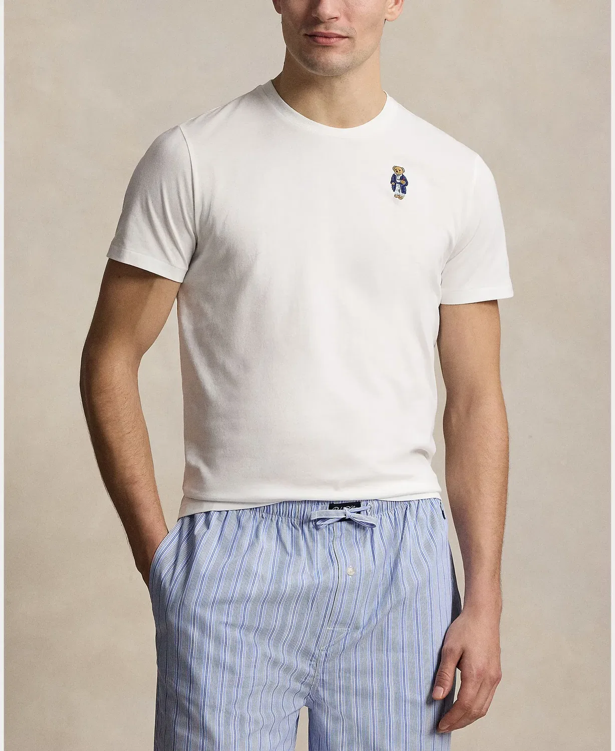 Мужская пижама хлопковая Polo Ralph Lauren, Azul — фото 3