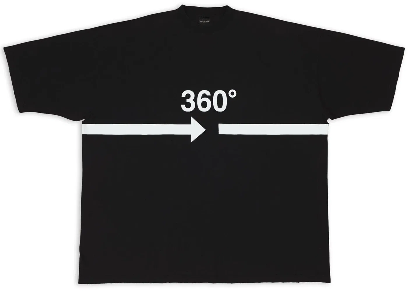 Мужская футболка оверсайз T-shirt Balenciaga, Black