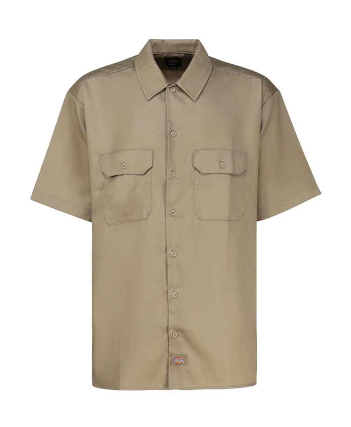

Рубашка с застежкой на пуговицы Dickies, бежевый